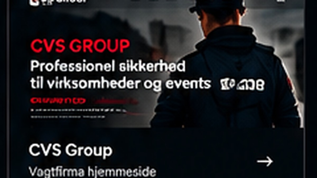 Screenshot af CVS Group